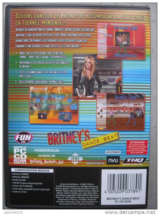 Jeux PC : BRITNEY´S Dance Beat & - Giochi PC