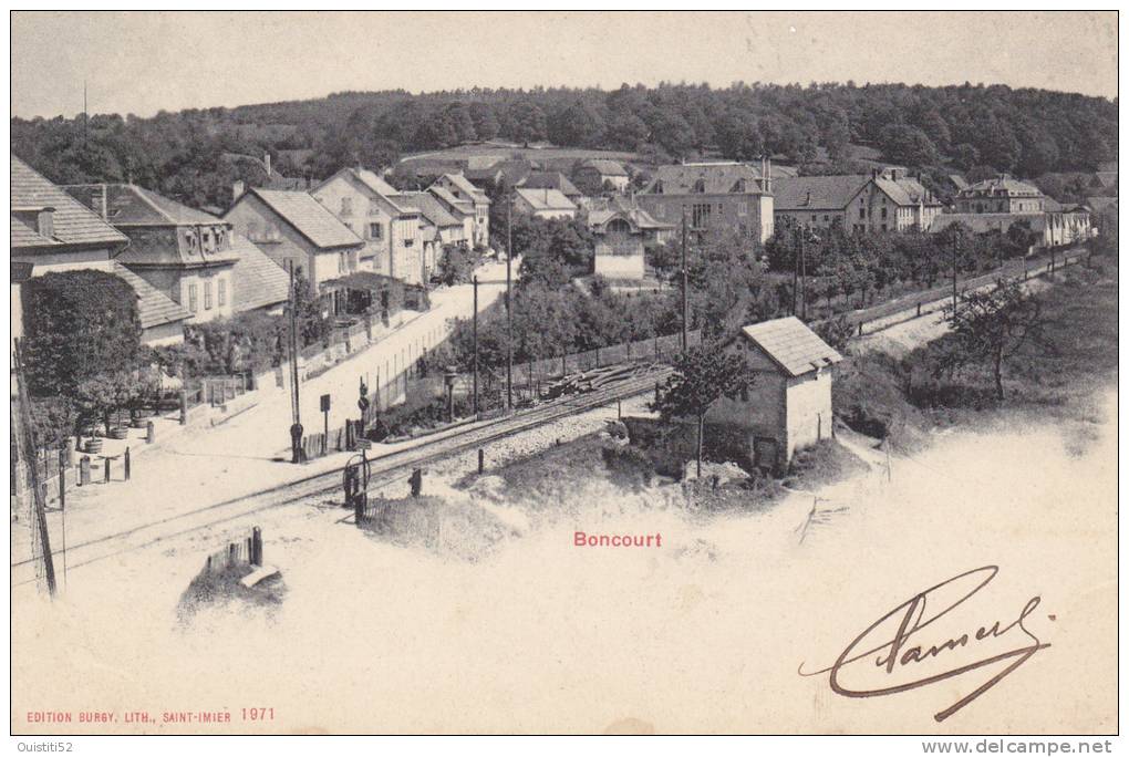 Boncourt Ligne Chemin Fer Passe Niveau - Boncourt