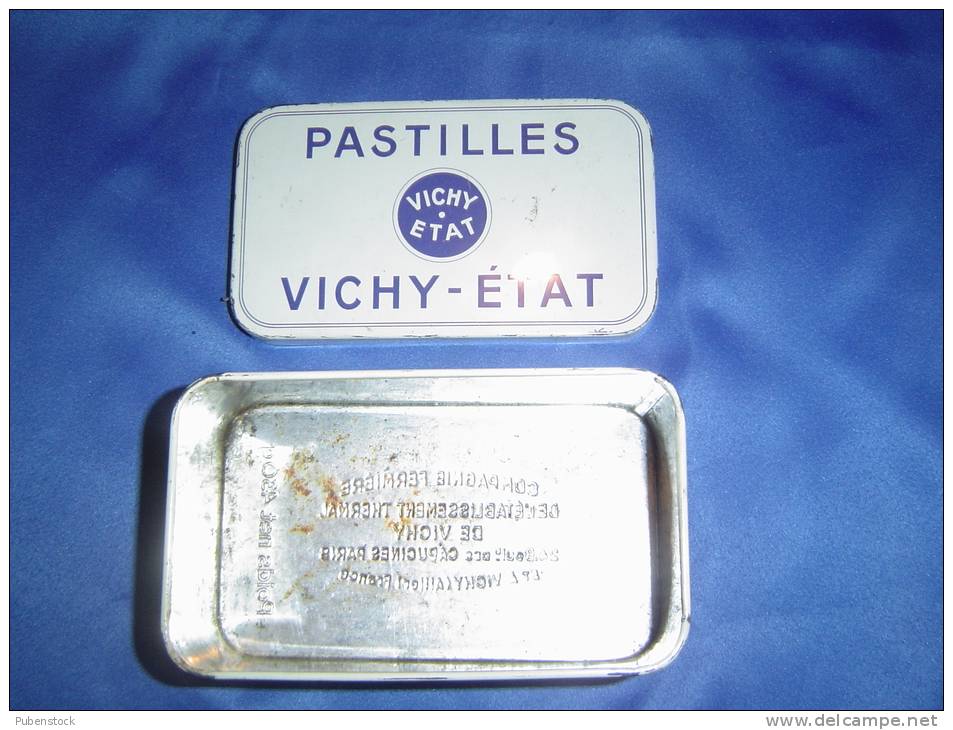 Boîte Métal "PASTILLES VICHY". - Boîtes