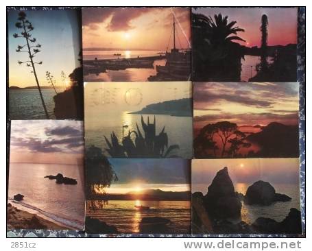 MOTIVES FROM THE ADRIATIC, Yugoslavia, Lot Of 8 Postcards - 5 - 99 Cartoline