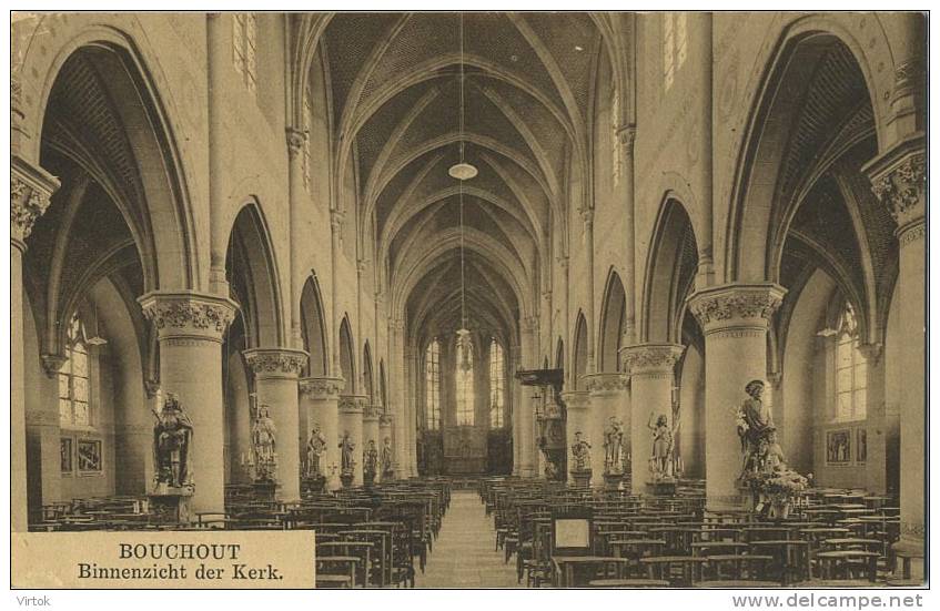 Boechout :  Binnenzicht Der Kerk - Boechout