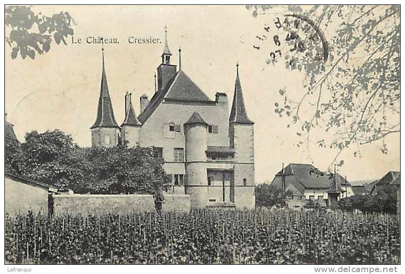 Suisse -ref C31- Le Chateau - Cressier   - Carte Bon Etat - - Cressier