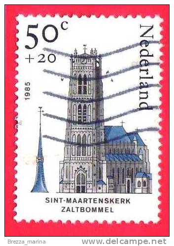 OLANDA - Nederland - 1985 - Chiesa Di S. Martino - Sint- Maartenskerk  - 50 + 20 - Oblitérés