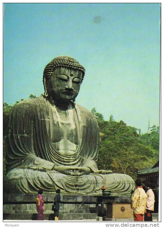 1805. Postal Gran Buda En Kamakura (Kanagawa) Japon - Otros & Sin Clasificación