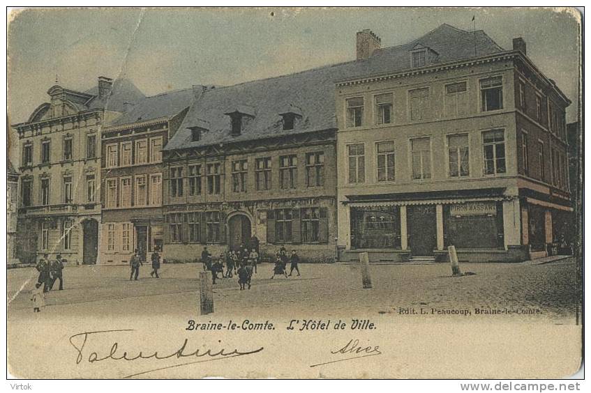 Braine-le-compte :  L'hotel De Ville  (   état  -  Regarder 2 Scans ) - Braine-le-Comte