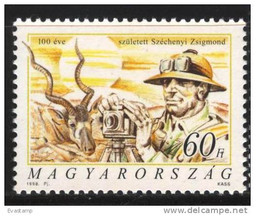 HUNGARY - 1998. African Explorer,Zsigmond Szechenyi  MNH!! Mi 4475. - Unused Stamps