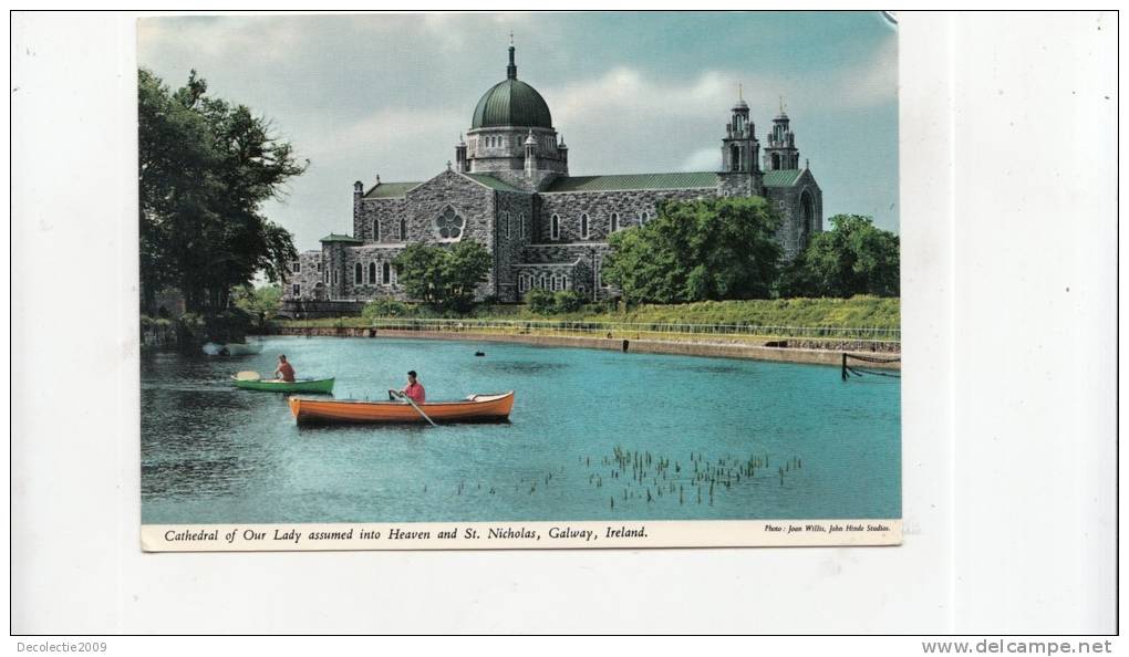 BT2809 Cathedral Of Our Lady Assumed Into Heaven And St Nicholas Galway  Ship Bateaux  2 Scans - Galway