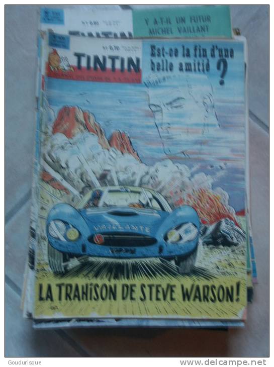 MICHEL VAILLANT JOURNAL DE   TINTIN  N°670  ILLUSTRATION COUVERTURE   GRATON - Michel Vaillant