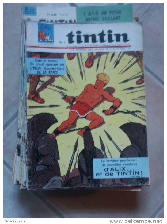 ALIX JOURNAL DE   TINTIN  N°935  ILLUSTRATION COUVERTURE   MARTIN - Alix