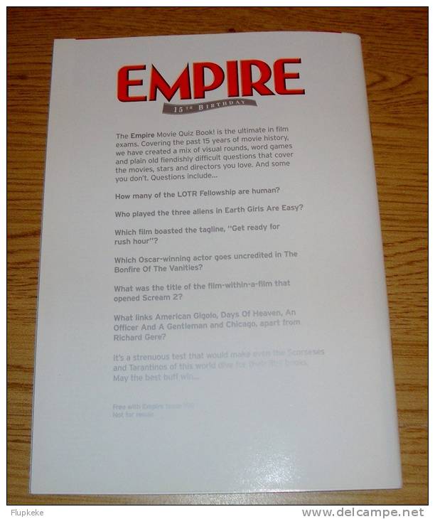 Empire 15th Birthday Movie Quiz Book 1989-2004 The Ultimate Test - Entertainment