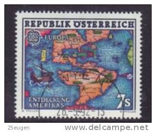 AUSTRIA 1992  EUROPA CEPT   USED  /zx/ - 1992