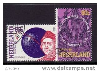 NETHERLANDS 1992  EUROPA CEPT   USED  /zx/ - 1992