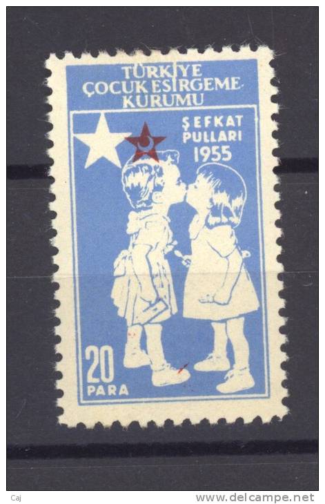 Turquie  -  Bienfaisance  :  Mi  185  *  Variété: étoile Décalée - Timbres De Bienfaisance