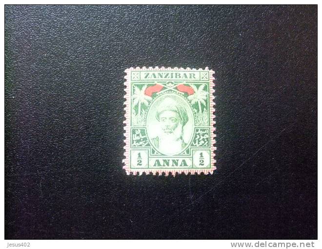 ZANZIBAR  1898 Sultan Seyyid Hamed-bin Thwain   4 Sellos             Yvert & Tellier Nº 2x 53 * + 54 * + 57 * - Zanzibar (...-1963)