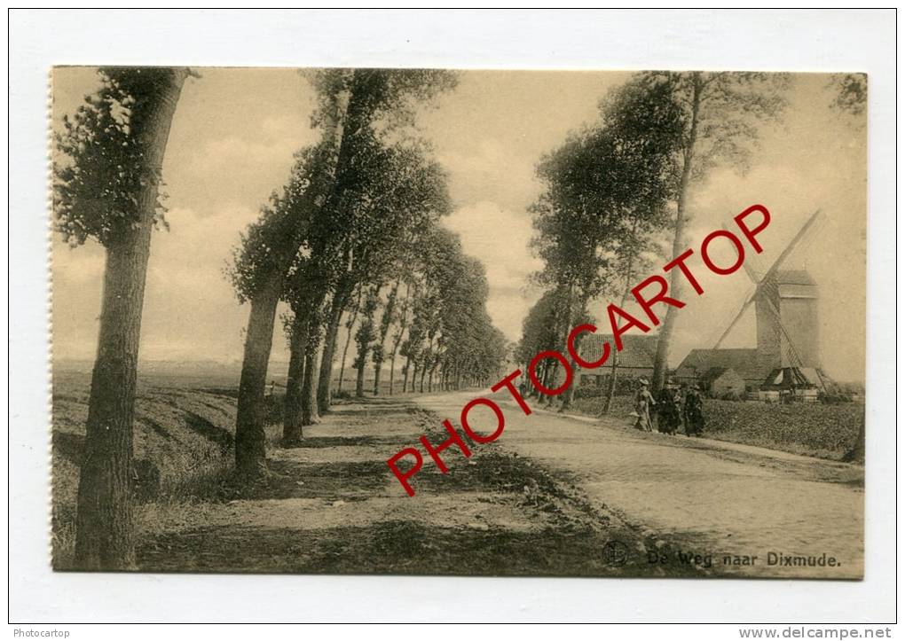 MOULIN A VENT-WINDMUEHLE-NIEUWPORT-CP Imprimee NELS-BELGIEN-BELGIQUE-FLANDERN- - Nieuwpoort