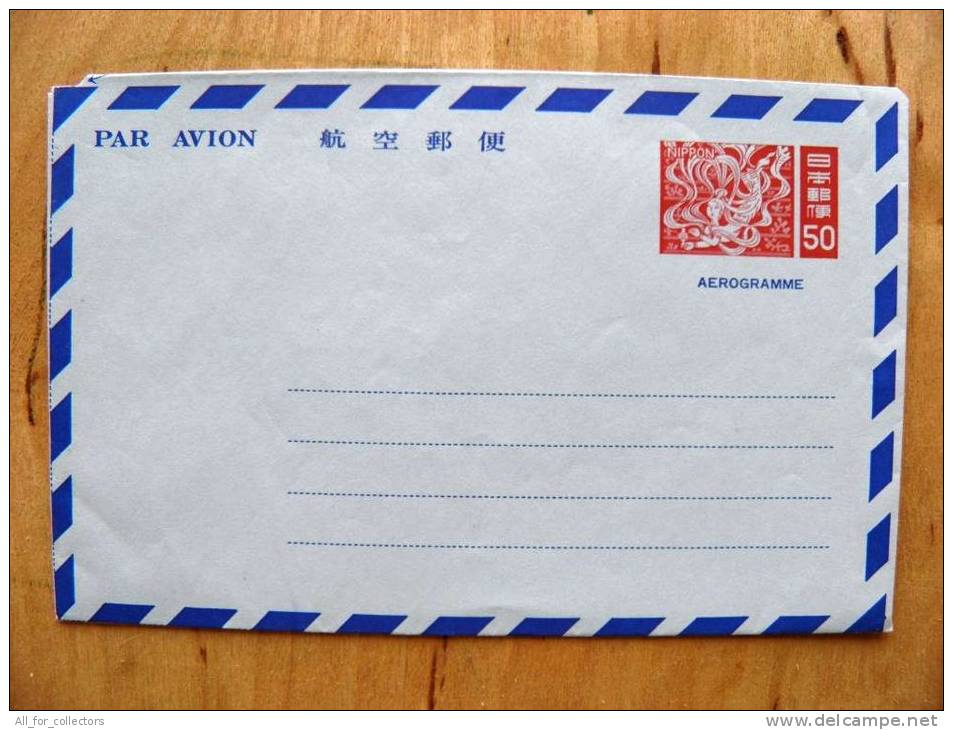 Mint Aerogramme Aerogram From Japan Air Mail Air Letter Par Avion, - Airmail