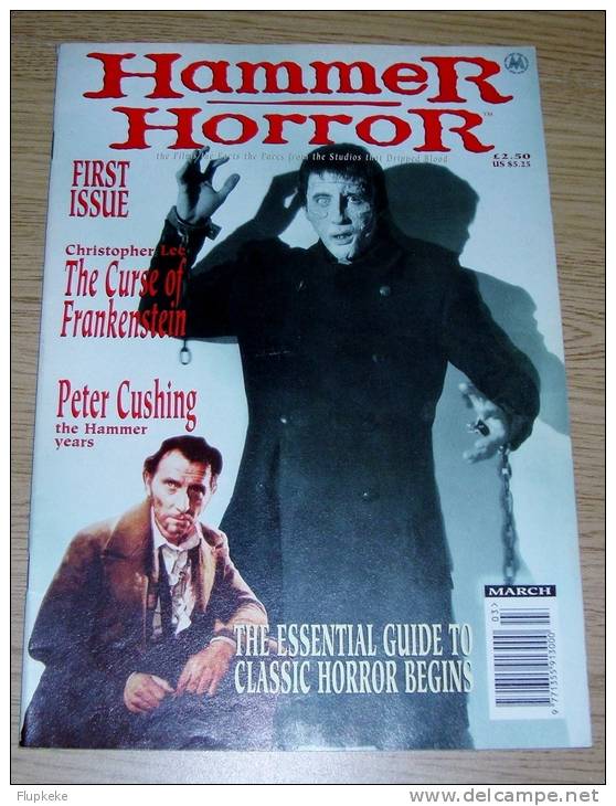 Hammer Horror 1 March 1995 The Curse Of Frankenstein Peter Cushing The Hammer Years Christopher Lee - Horreur/ Monstres