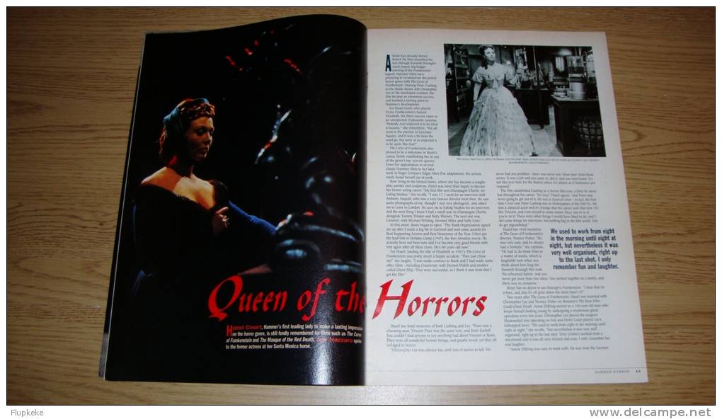 Hammer Horror 1 March 1995 The Curse Of Frankenstein Peter Cushing The Hammer Years Christopher Lee - Horreur/ Monstres