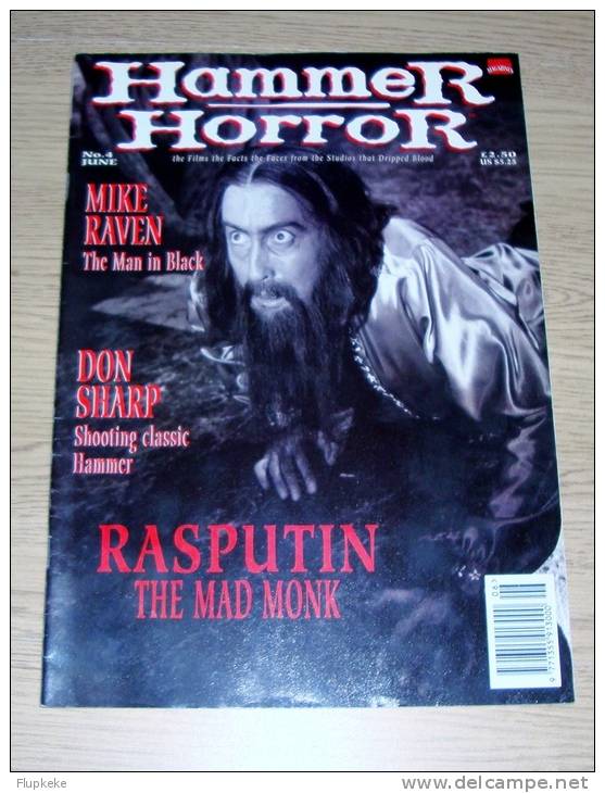 Hammer Horror 4 June 1995 Mike Raven The Man In Black Don Sharp Rasputin Christopher Lee - Horreur/ Monstres