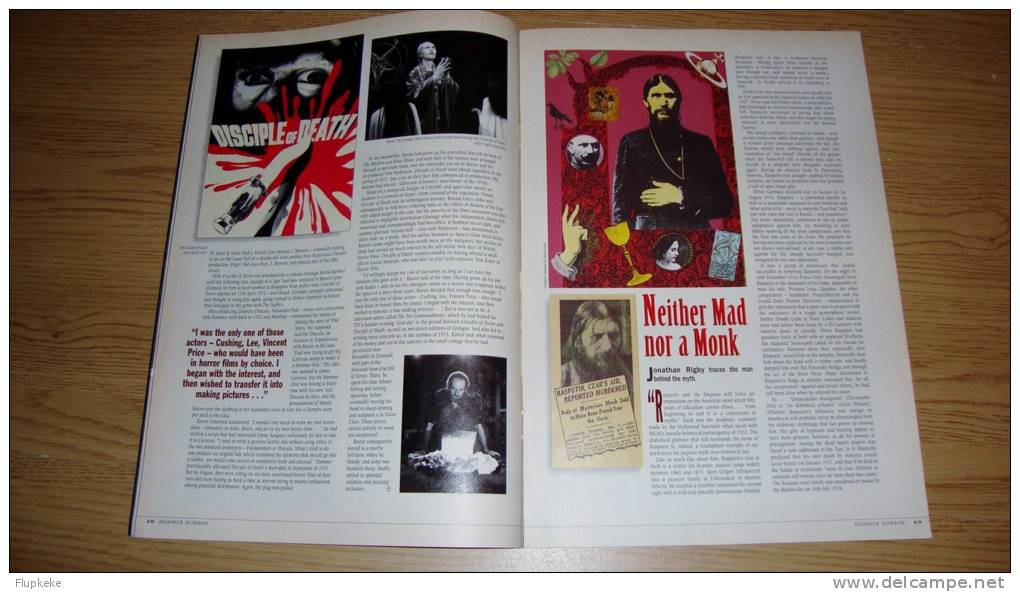 Hammer Horror 4 June 1995 Mike Raven The Man In Black Don Sharp Rasputin Christopher Lee - Gruseliges