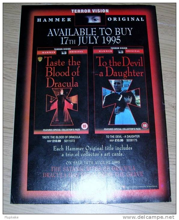 Hammer Horror 6 August 1995 Freddie Francis Corruption A Taste Of Blood Dracula Christopher Lee - Horror/ Mostri