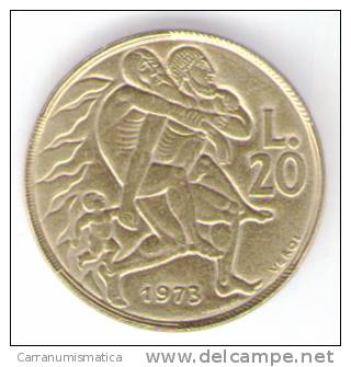 SAN MARINO 20 LIRE 1973 - Saint-Marin