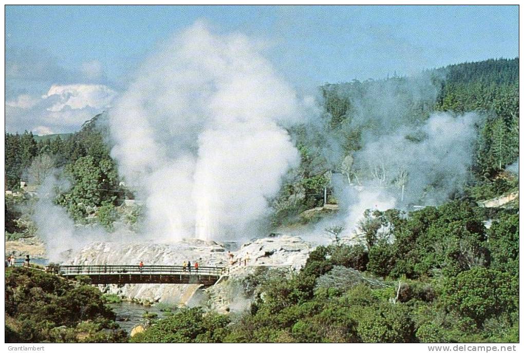 Pohutu Geyser, Rotorua, New Zealand - Friend F3 Unused - New Zealand