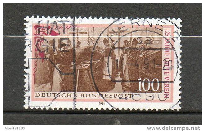 ALLEMAGNE 125e Anniversaire De L'association Lette  1991 N°1353 - Usati