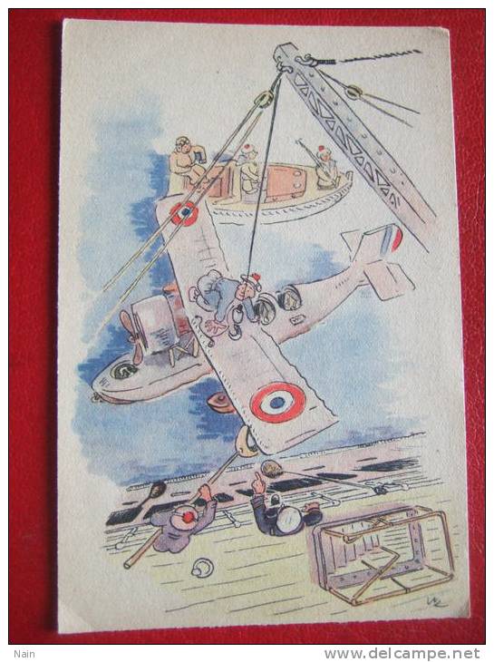 MILITARIA - GUERRE 1939 / 45 - LE MARIN AVIATEUR APPARTIENT A LA VIE AERIENNE ..." ILLUSTRE : L . M . BAYLE " - Guerra 1939-45