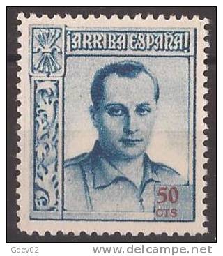 FET12-LM071TCSC.Espagne.Spain.España.JOSE ANTONIO PRIMO DE RIBERA.Falange.1938. (Galvez 12*)en Nuevo.RARO - Otros & Sin Clasificación