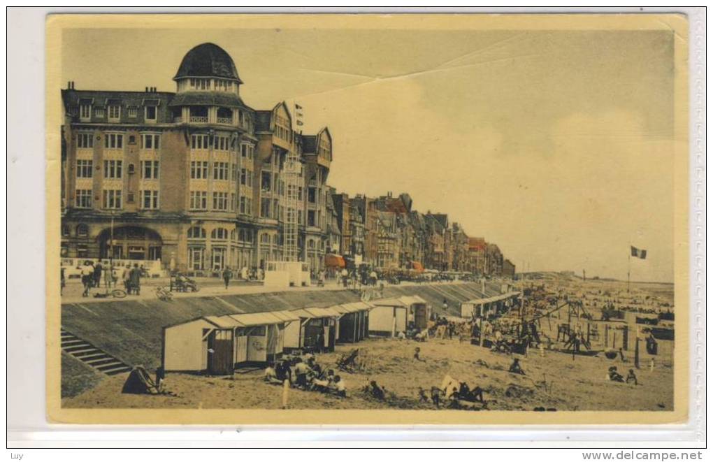 WESTENDE - La Dique Et La Plage. 1918 - Westende