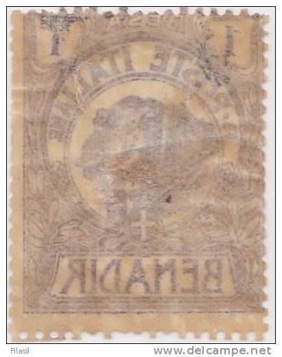 SI53D Italia Italy  Regno Colonie Serie Ordinaria 1903 1 Besa - Testa D'elefante Nuovo MLH - Somalie