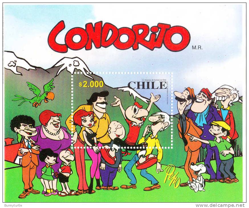 Chile 2000 Condorito Cartoon Character S/S MNH - Chile