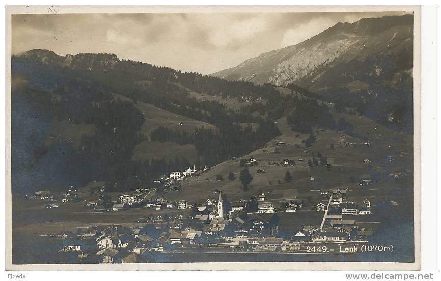 Lenk 2449 Ste Graphique NeuchatelTimbrée Zweisimmen - Zweisimmen