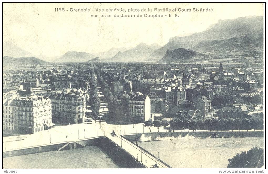 CARTE POSTALE     GRENOBLE    VUE GENERALE - Grenoble