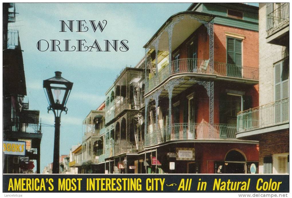 NEW ORLEANS / AMERICA'S MOST INTERESTING CITY - ALL IN NATURAL COLOR - Documents Historiques