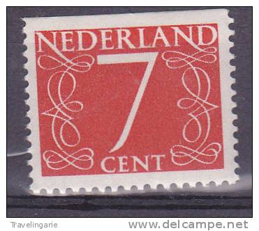 Nederland NVPH Yv 612a Comb. 1 7ct Cijfer Boven Ongetand  Postfris MNH *** - Neufs