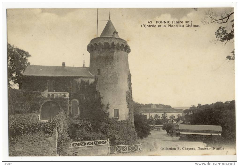 PORNIC. -L'Entrée Et La Place Du Château - Pornic