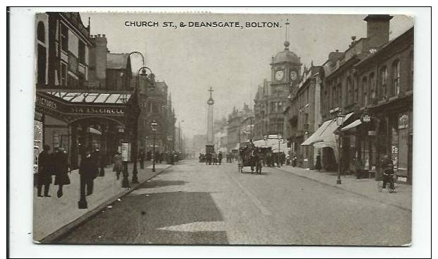 Church St., & Deansgate, Bolton. - Andere & Zonder Classificatie