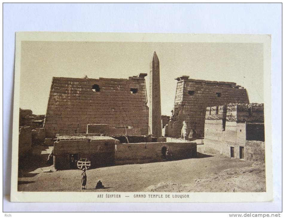 CPA - Egypte - ART EGYPTIEN - Grand Temple De Louqsor - Louxor