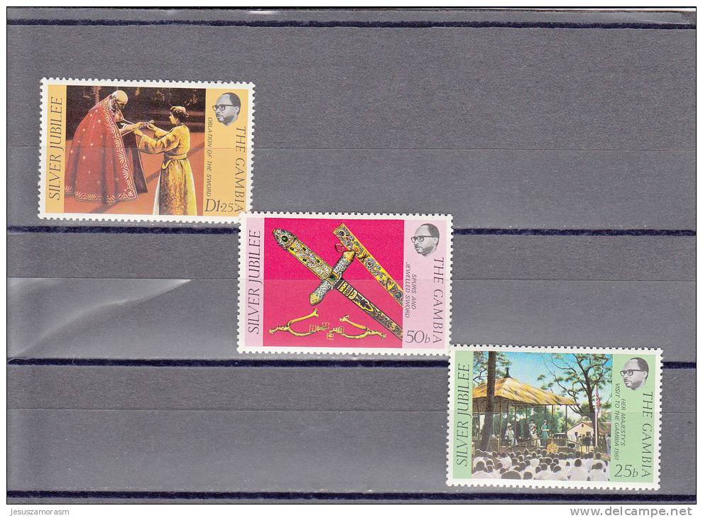 Gambia Nº 337 Al 339 - Gambie (1965-...)