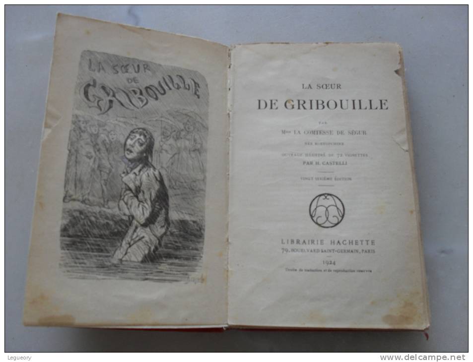 Bibliotheque Rose La Soeur De Gribouille  1924 - Bibliotheque Rose