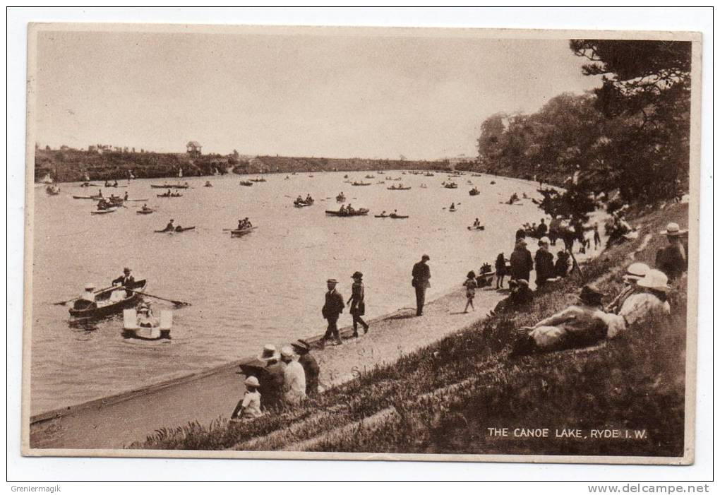 Cpa - The Canoe Lake - Ryde I. W. - Isle Of Wight - 1932 - Sonstige & Ohne Zuordnung