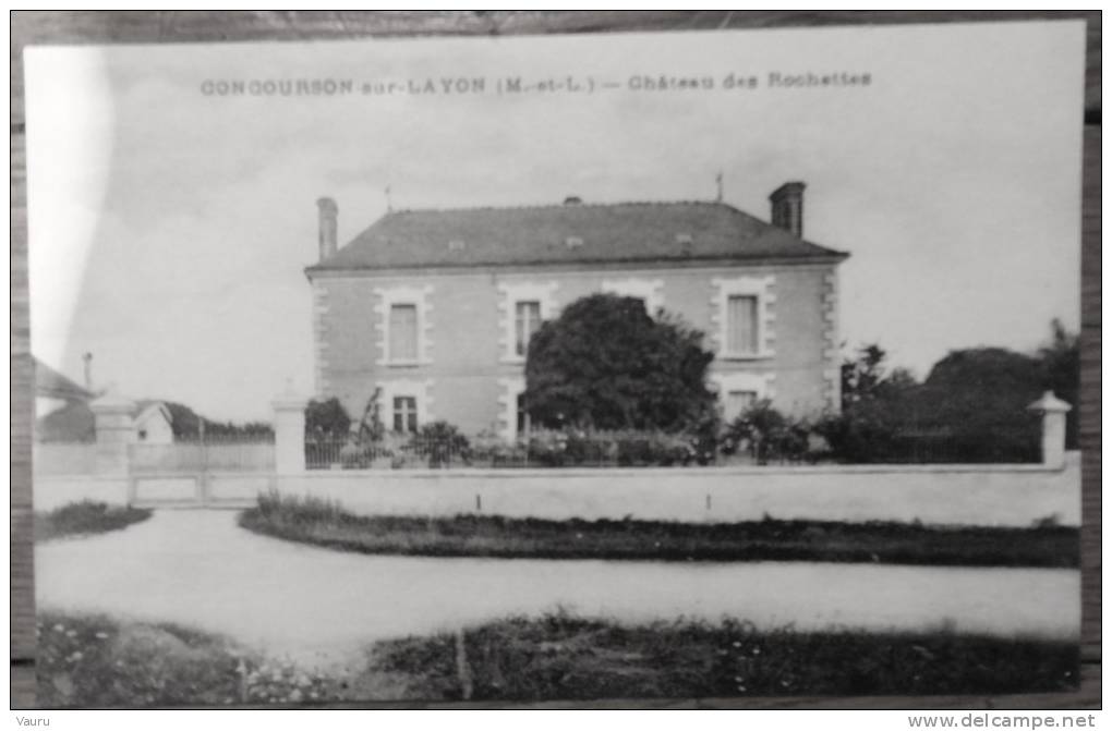 49 CONCOURSON SUR LAYON CHATEAU DES ROCHETTES - Altri & Non Classificati