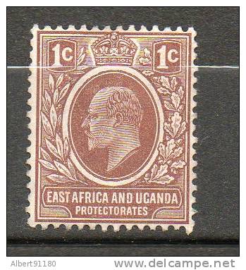 AFRIQUE ORT BRITANIQUE &OUGANDA  Edouard VII  1907 N°124 - Nueva República (1886-1887)