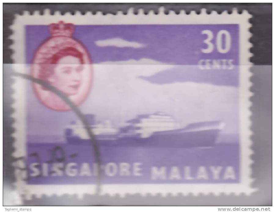 Singapore, 1955, SG 48, Used - Singapour (...-1959)