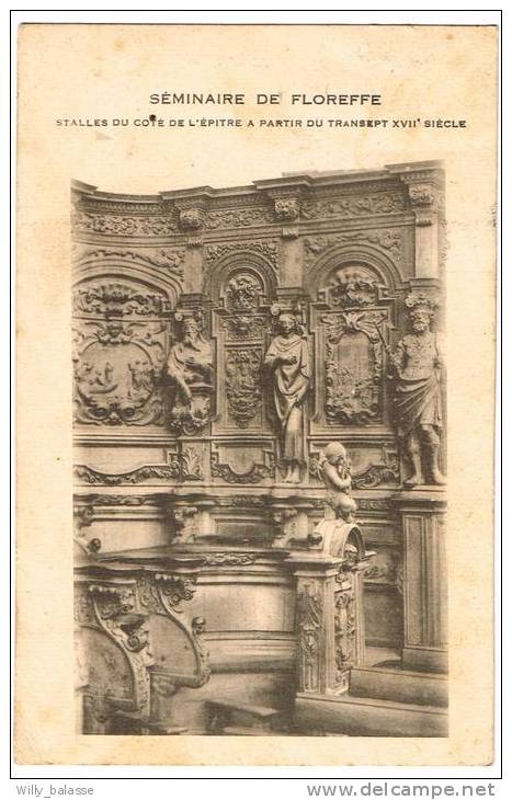 Postkaart / Carte Postale "Séminaire De Floreffe - Stalles Du Côté De L'épitre à Partir Du Transept XVIIe Siècle" - Floreffe