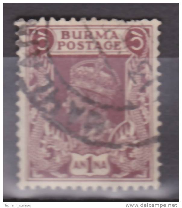 Burma, 1938, SG 22, Used - Birmanie (...-1947)