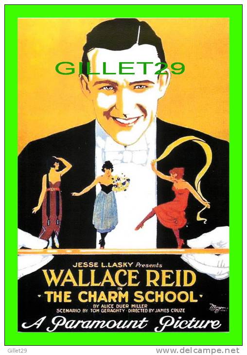 POSTERS ON CARDS - WALLACE REID IN THE CHARM SCHOOL - - Posters On Cards