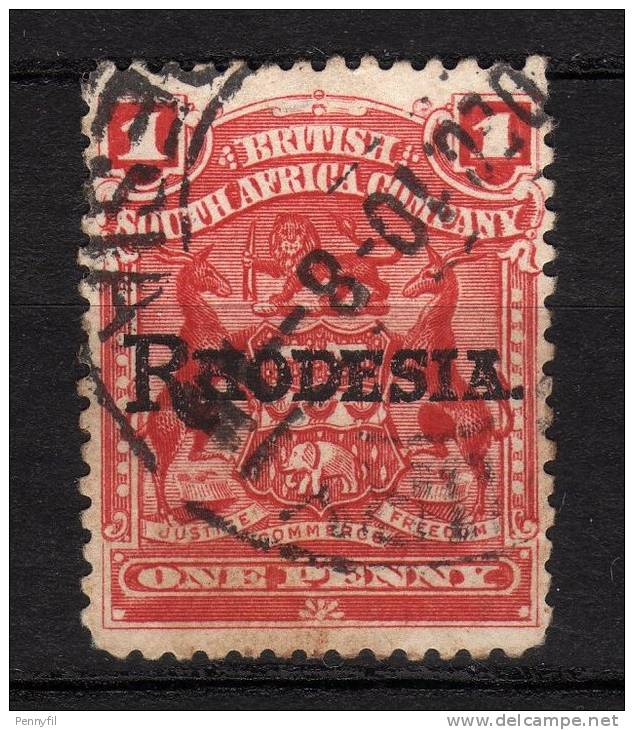 RHODESIA - 1909 YT 2 USED - Rhodésie Du Nord (...-1963)